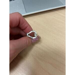 Sterling Silver Buckle Hook Ring- wearable art
